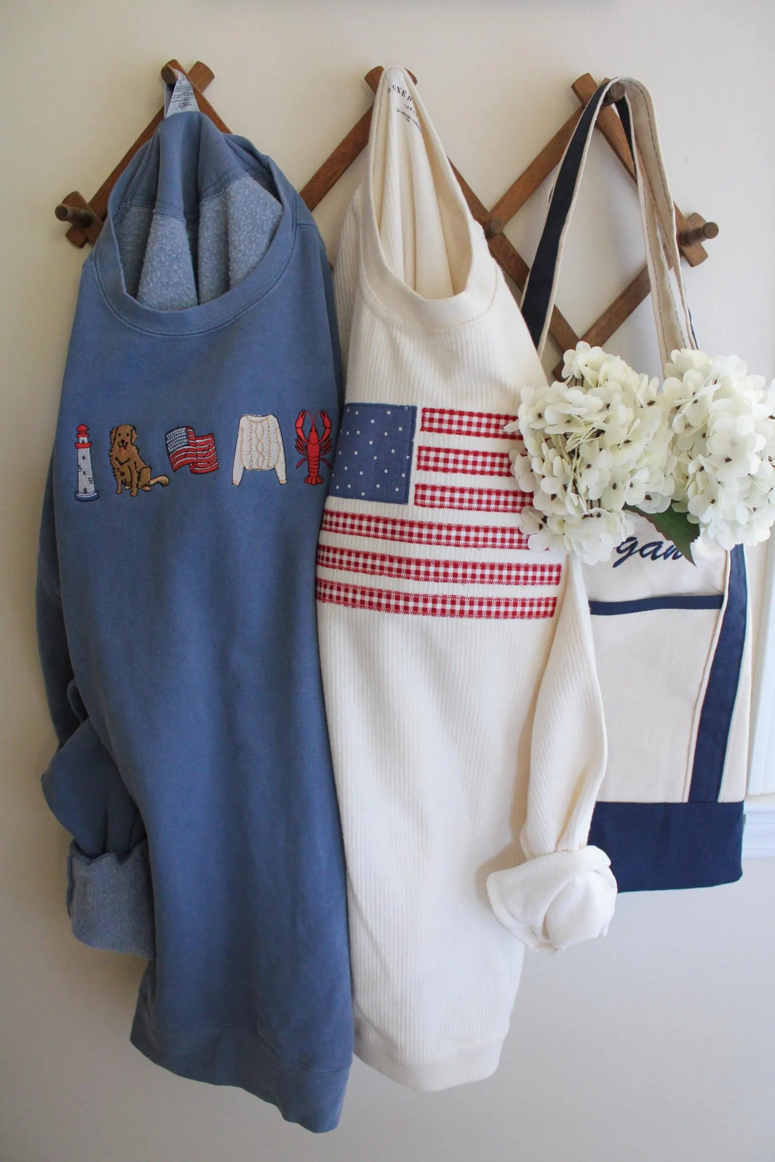 East Coast Icon Sweatshirt, German Shorthaired Pointer OR Golden Retriever, Embroidered