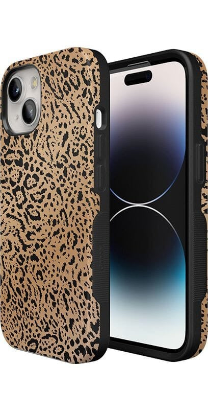 Casely iPhone Case | Born to Be Wild | Jaguar Print Case | Animal Print Case Compatible with MagSafe