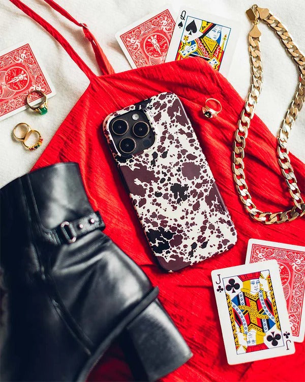 Casely iPhone Case | Cowgirl Envy | Cow Print Case | Animal Print Case Compatible with MagSafe