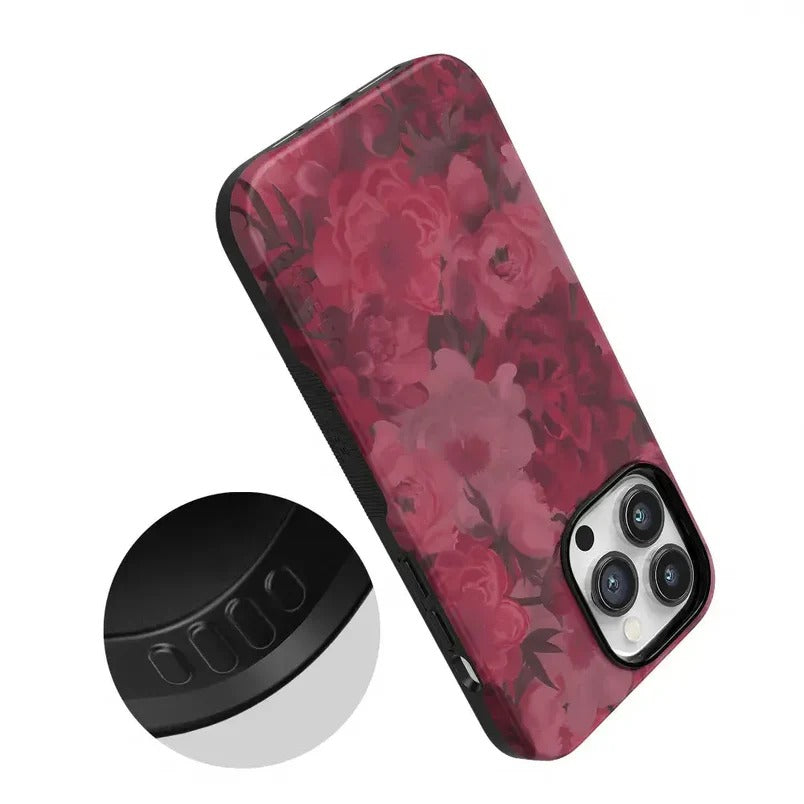 Casely iPhone Case | Romance Novel | Moody Floral Case | Aesthetic Flower Case Compatible with MagSafe