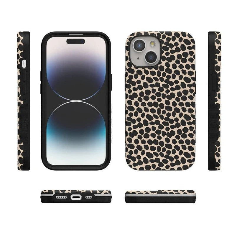 Casely iPhone Case | Lost in Spots | Cheetah Print Case | Animal Print Case Compatible with MagSafe