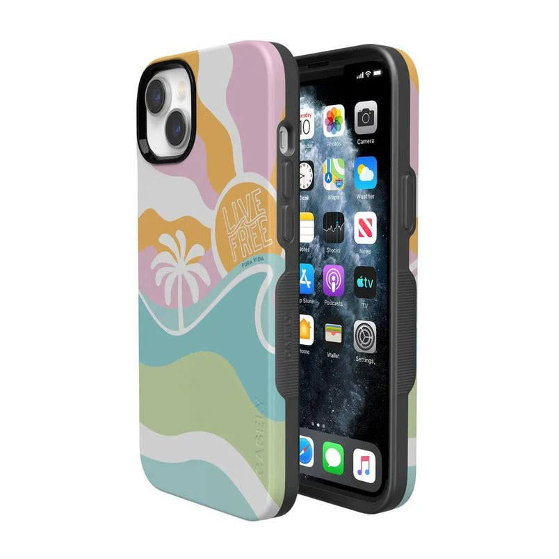 Casely iPhone Case | Tropical Dreams | Pura Vida Case | Aesthetic Vibes Only Case Compatible with MagSafe