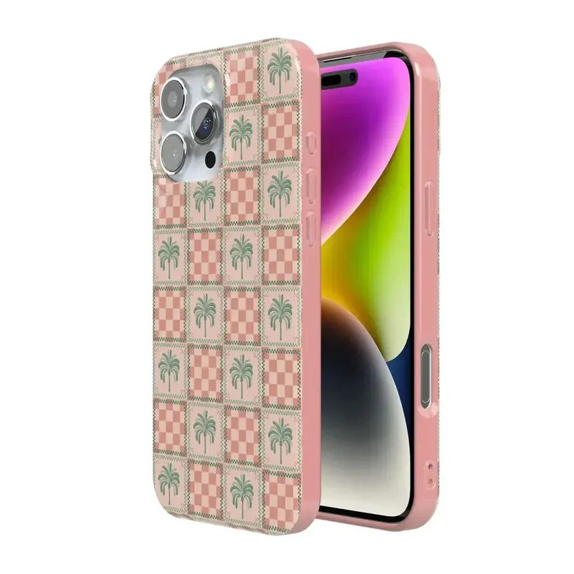 Casely iPhone Case | The Social Club | Palm Beach Case | Aesthetic Flower Case Compatible with MagSafe
