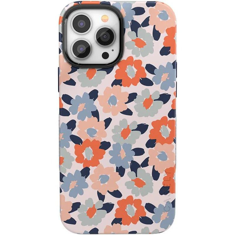 Casely iPhone Case | Field of Flowers | Pastel Floral Case | Gentle Floral Edition Case Compatible with MagSafe