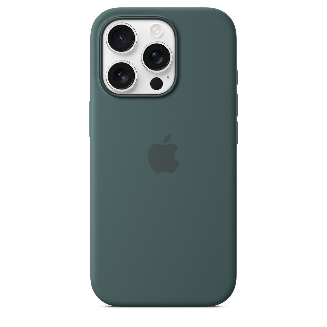 Luxury Original Silicone Apple Lake Green for Phone case 16 14 15 13 12 Pro Max Official Cases Full Cover