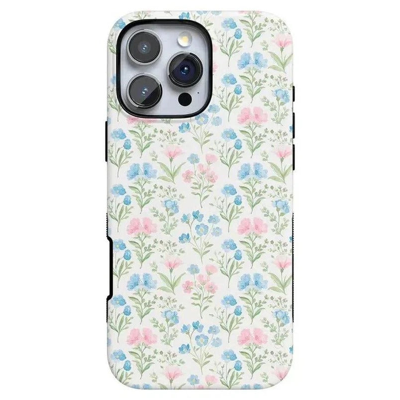 Casely iPhone Case | Poppy Meadows | Pastel Floral Case | Soft & Sweet Sunday Best Case Compatible with MagSafe
