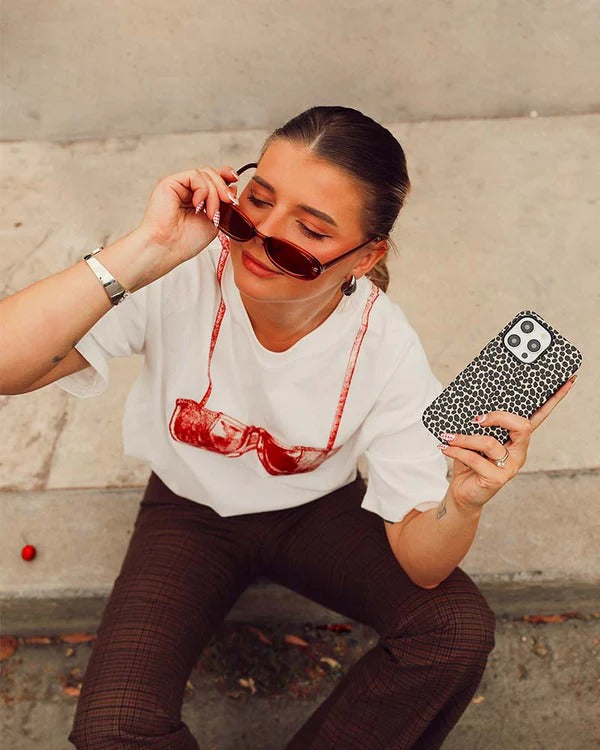 Casely iPhone Case | Lost in Spots | Cheetah Print Case | Animal Print Case Compatible with MagSafe