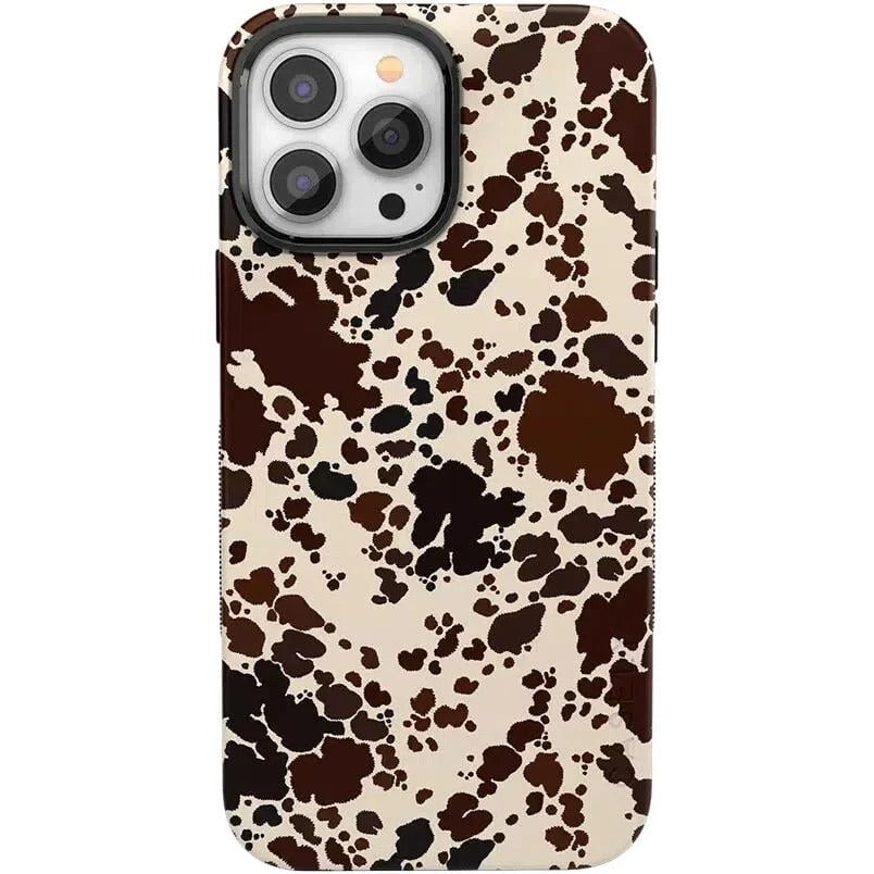 Casely iPhone Case | Cowgirl Envy | Cow Print Case | Animal Print Case Compatible with MagSafe
