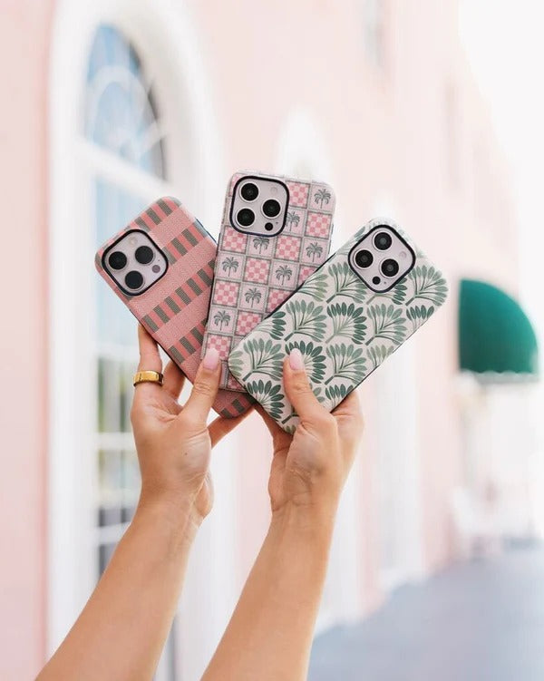 Casely iPhone Case | Palm Royale | Palm Beach Case | Aesthetic Flower Case Compatible with MagSafe
