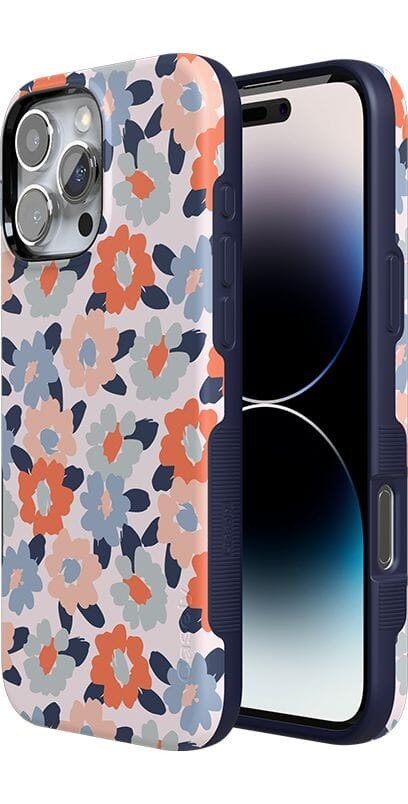Casely iPhone Case | Field of Flowers | Pastel Floral Case | Gentle Floral Edition Case Compatible with MagSafe