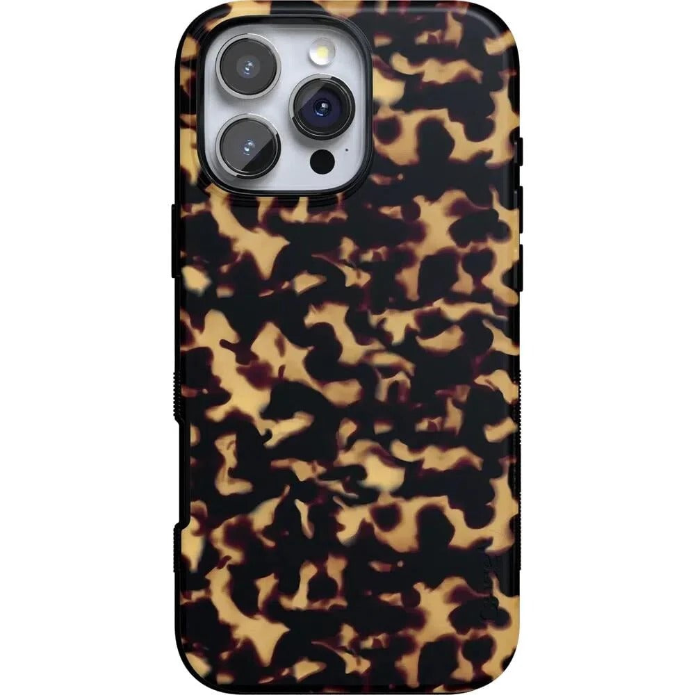Casely iPhone Case | Shell Shocked | Tortoise Print Case | Animal Print Case Compatible with MagSafe