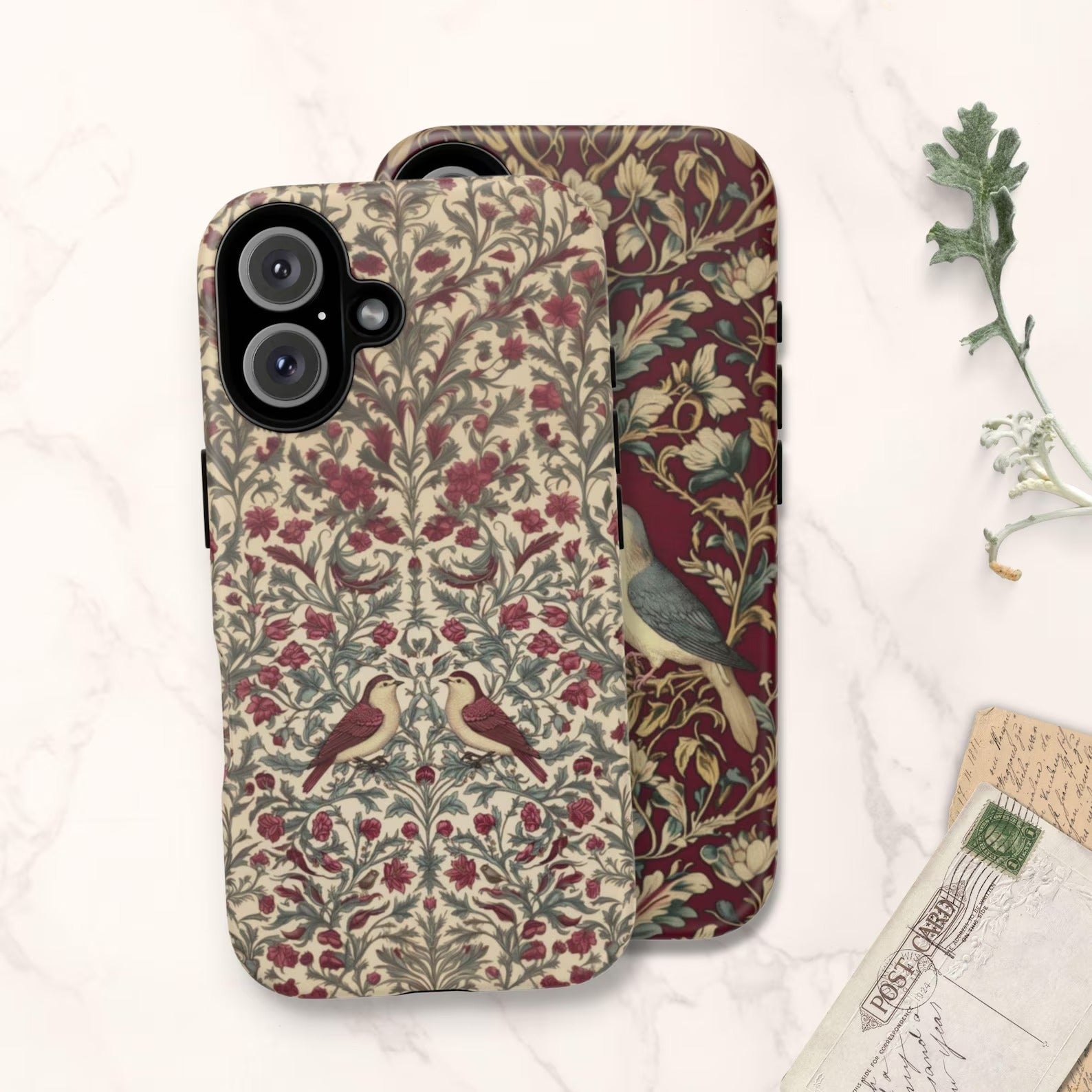 William Morris Phone Case Cover Art Print iPhone 16 Pro Max, 15 Plus, 14, 13, 12,
